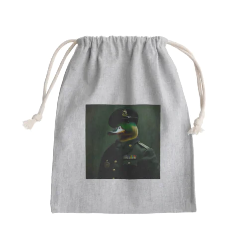 アヒル軍曹 Mini Drawstring Bag