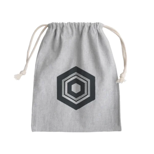 ROKUTAKUロゴ Mini Drawstring Bag