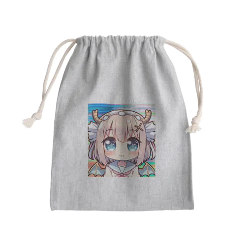 帝弼のドラゴンの女の子 ２ Mini Drawstring Bag