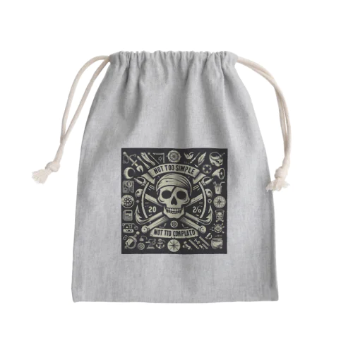 海賊旗風スカル Mini Drawstring Bag