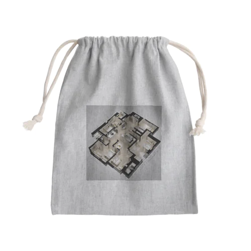 これもまた１つの住処 Mini Drawstring Bag