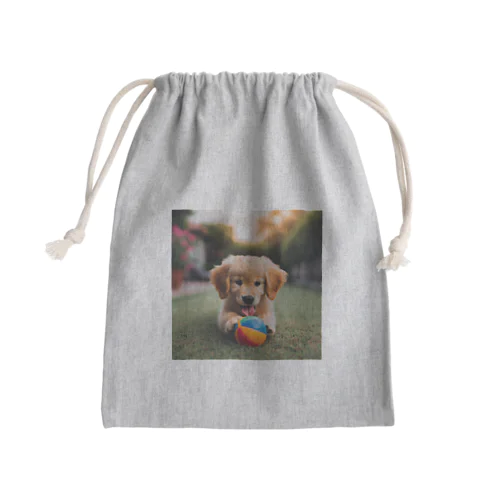 かわいい犬 Mini Drawstring Bag