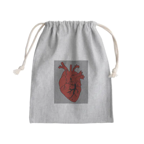 心臓バクバク Mini Drawstring Bag