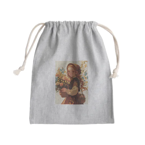 花と少女　ラフルール　1859 Mini Drawstring Bag