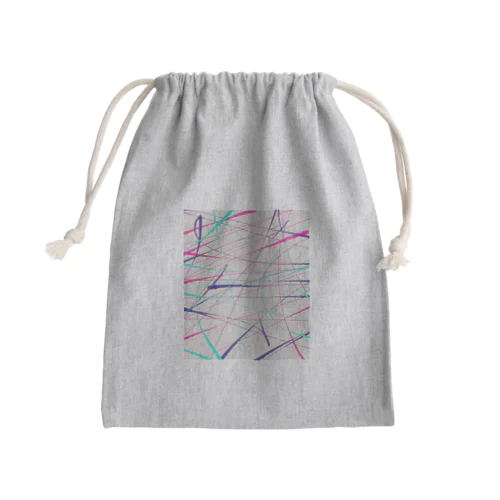電流 Mini Drawstring Bag