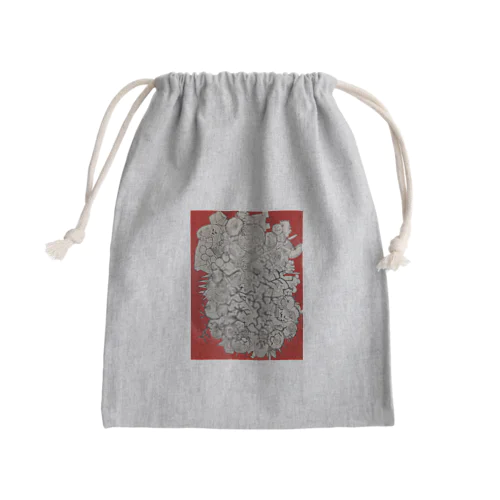 赤浄土 Mini Drawstring Bag