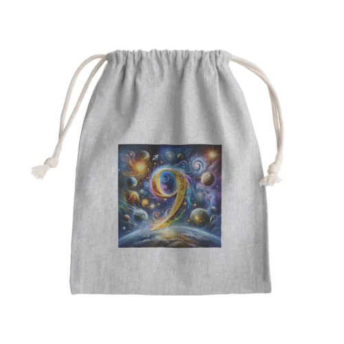 神秘的な数字 No.9🎵 Mini Drawstring Bag