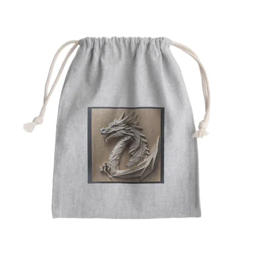 古代のドラゴン　折り紙05 Mini Drawstring Bag