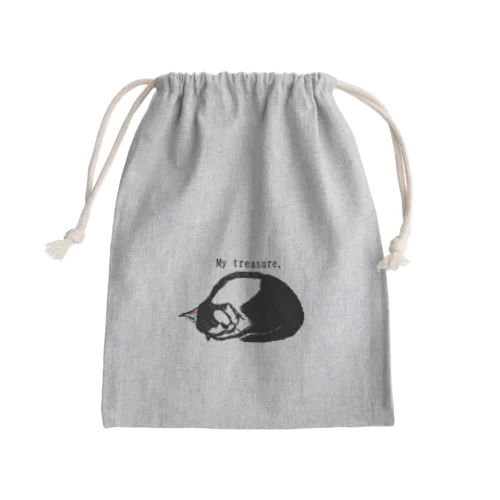 My treasure. Mini Drawstring Bag