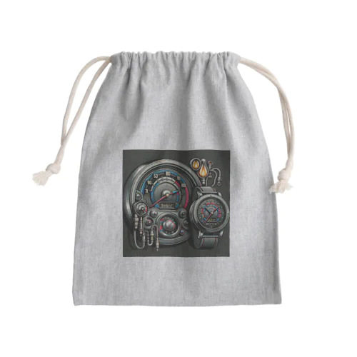 時間のダッシュボード Mini Drawstring Bag