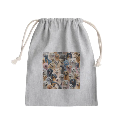 世界犬⑤ Mini Drawstring Bag