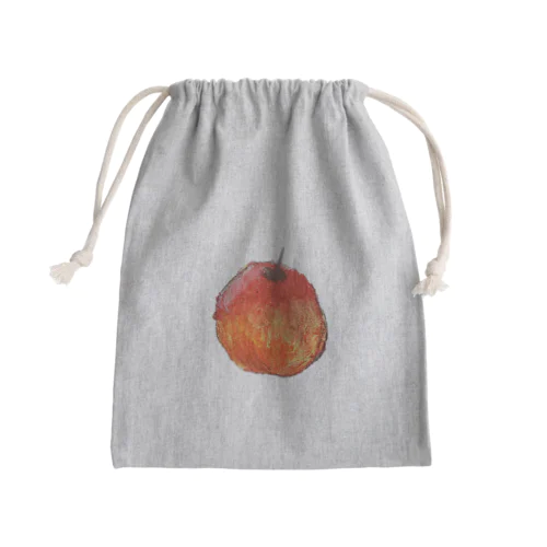 ９歳児がクレヨンで描いたりんご Mini Drawstring Bag