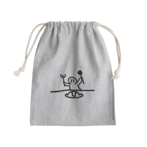 オムライスとコンセント君 Mini Drawstring Bag