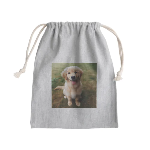 可愛い犬 Mini Drawstring Bag