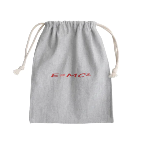 にゃんこ王子 E=MC² Mini Drawstring Bag