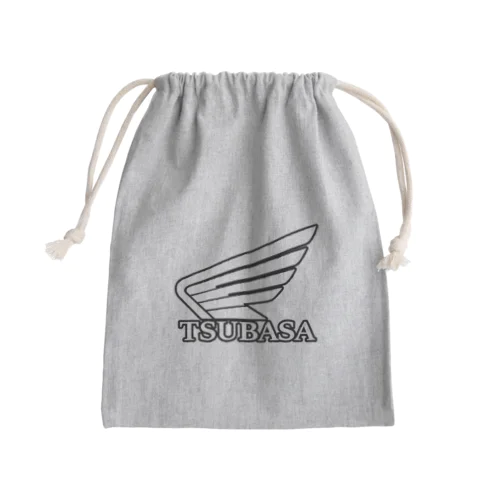 にゃんこ王子 つばさ（白） Mini Drawstring Bag