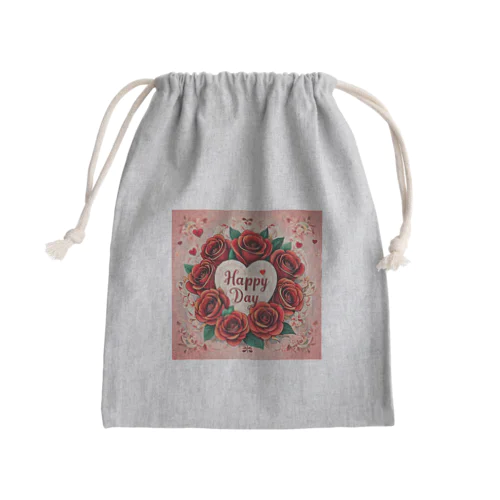 バレンタインデー　ホワイトデー Mini Drawstring Bag