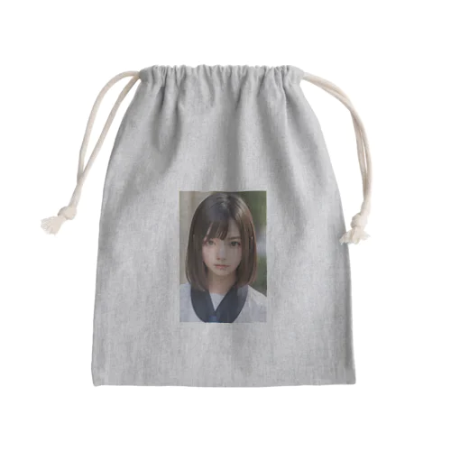 AI美女collection Mini Drawstring Bag