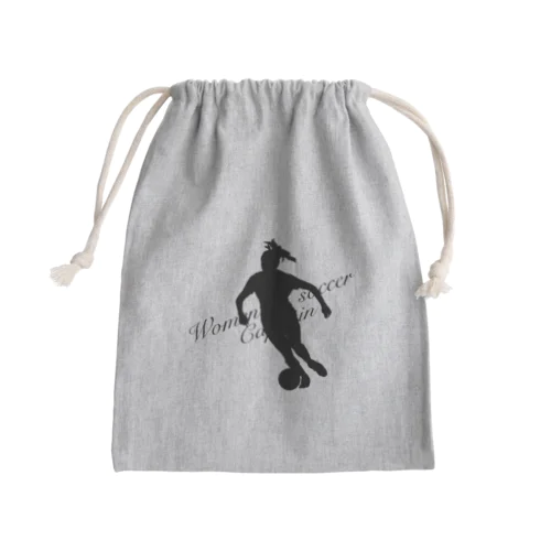 women’s soccer captain 起点 Mini Drawstring Bag