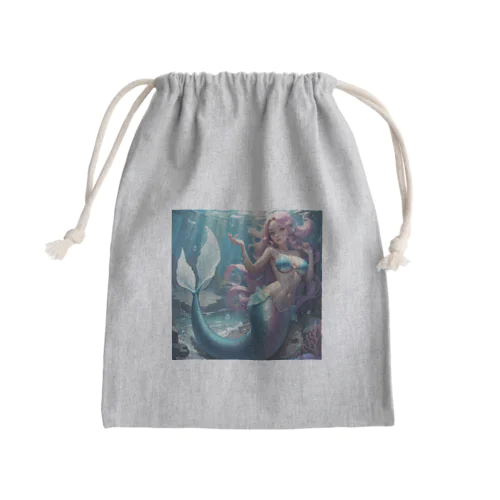 わがままマーメイド Mini Drawstring Bag