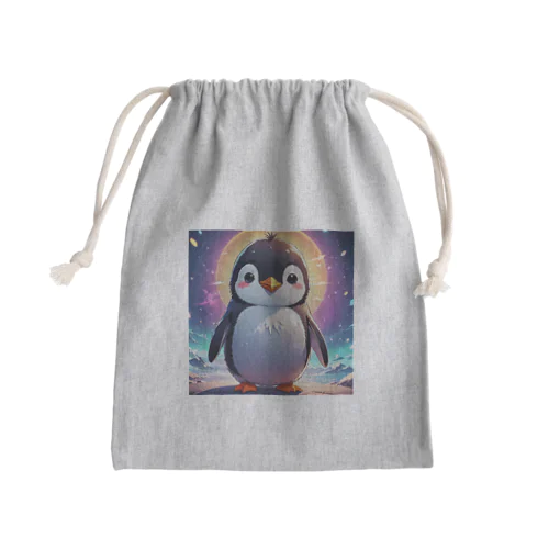 キュートペンギン Mini Drawstring Bag