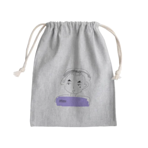 手書き　そまくん Mini Drawstring Bag