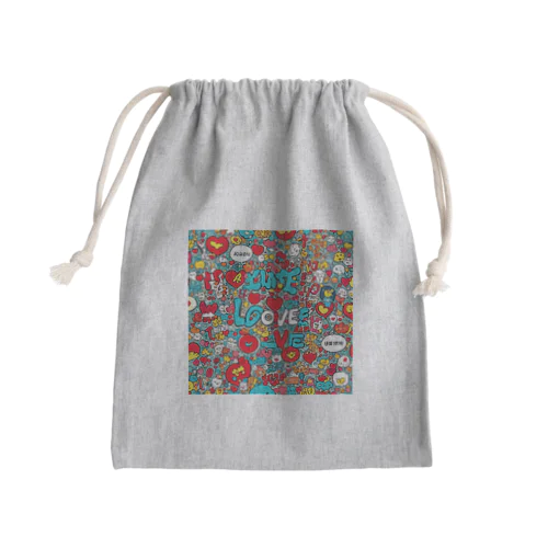 らぶり Mini Drawstring Bag