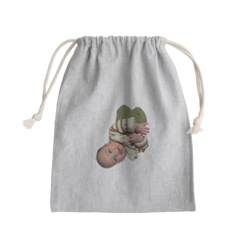 Itto 赤ちゃん 産まれちゃったぁポーズ🥰 Mini Drawstring Bag