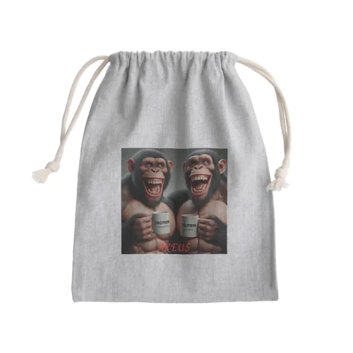 AREUS× CHIMPANZEE#3 Mini Drawstring Bag