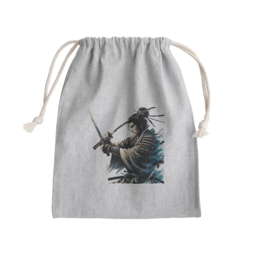 日本人なら侍好きよね Mini Drawstring Bag