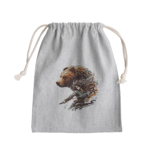 BEAR Picture　A Mini Drawstring Bag