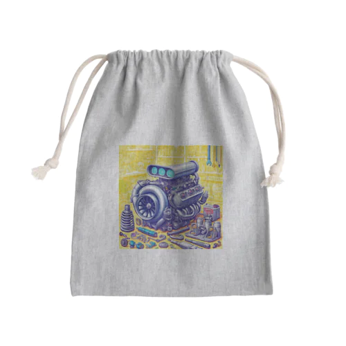 メカニックの夢遊園地 Mini Drawstring Bag