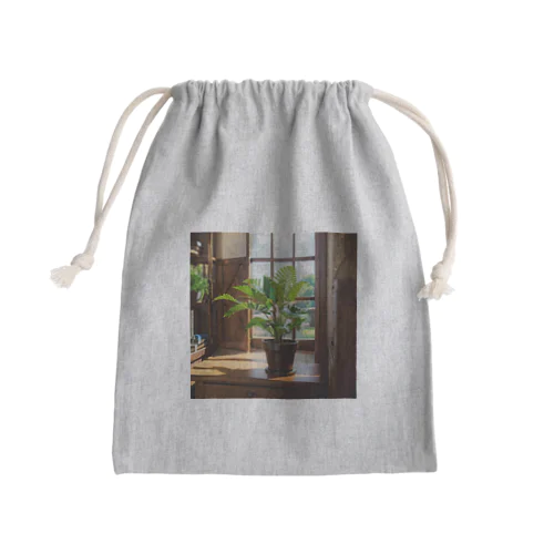 緑は目にいい Mini Drawstring Bag