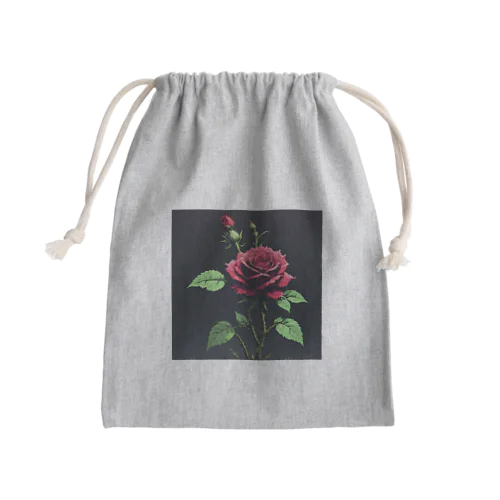 一輪のバラ Mini Drawstring Bag