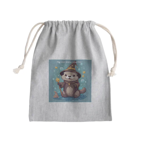 願いが叶うラッコのお守りグッズ Mini Drawstring Bag