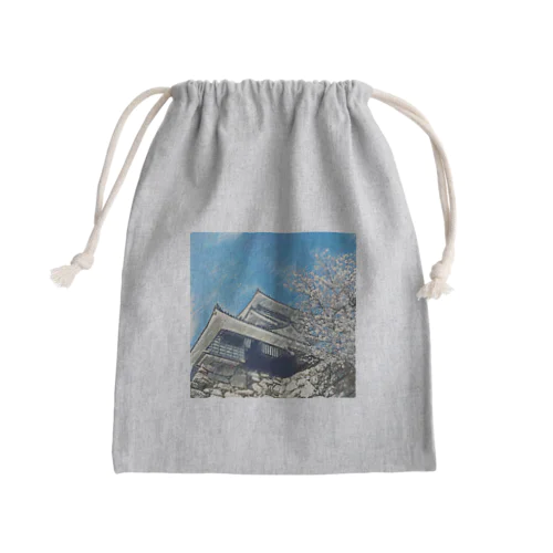 【浜松城】フォトアート Mini Drawstring Bag