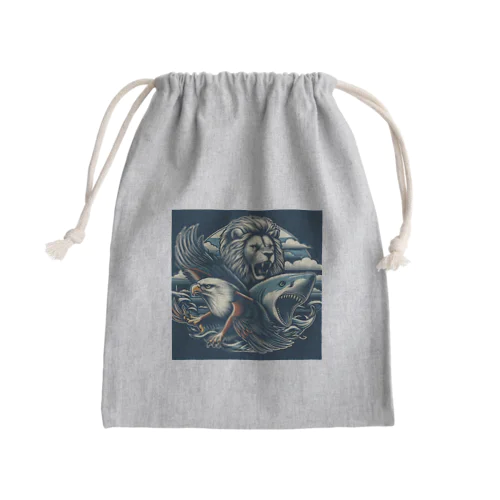 陸海空の王者 Mini Drawstring Bag