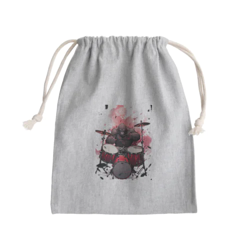 ゴリラドラマー　エンジェル717 2065 Mini Drawstring Bag