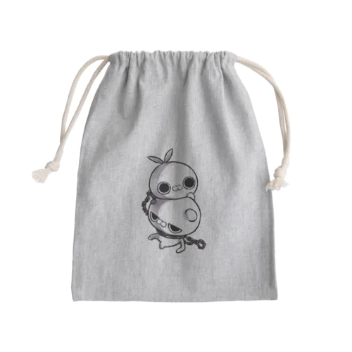 クレイジー闇うさぎVSブチギレ毒舌くま(首輪) Mini Drawstring Bag