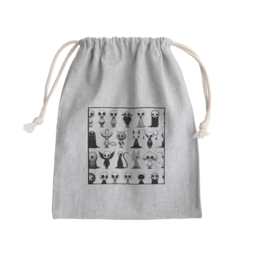 不可思議な隣人 Mini Drawstring Bag