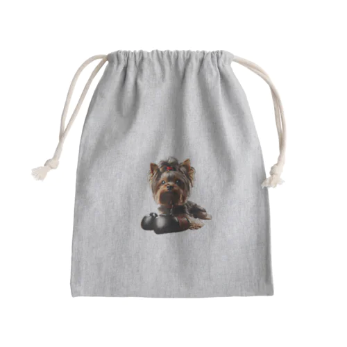 ヨークシャーテリア　ドックパークボクシング Mini Drawstring Bag