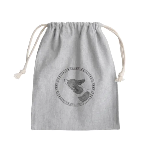 cool dog 2 Mini Drawstring Bag