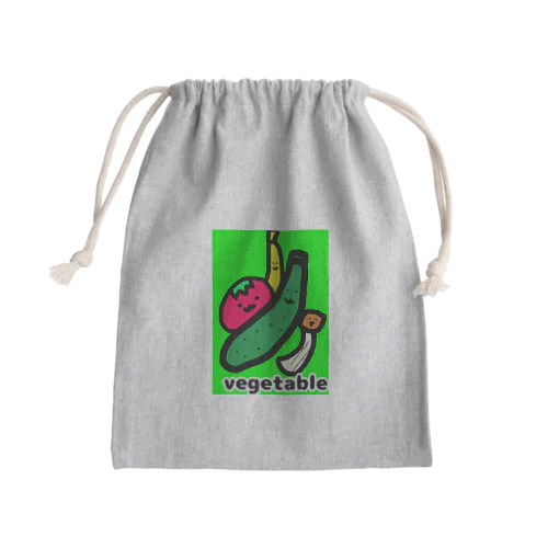 おやさいず！ Mini Drawstring Bag