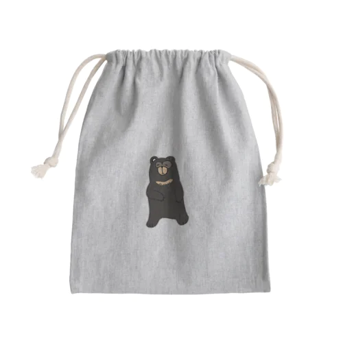 クマ2 Mini Drawstring Bag