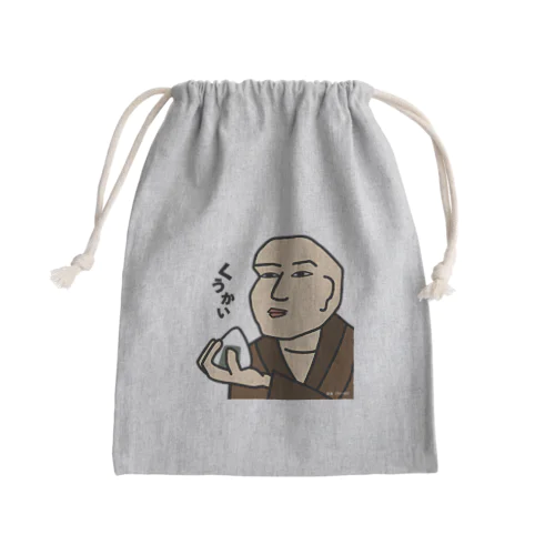 だじゃれ偉人シリーズ「空海」 Mini Drawstring Bag