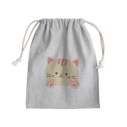猫の可愛い画像のグッツ販売『ねこりんぱ』 Mini Drawstring Bag