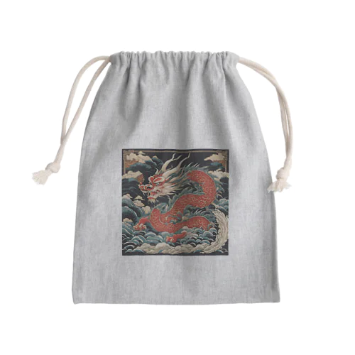 天候を司る守護神 - 日本の伝説の龍神 Mini Drawstring Bag