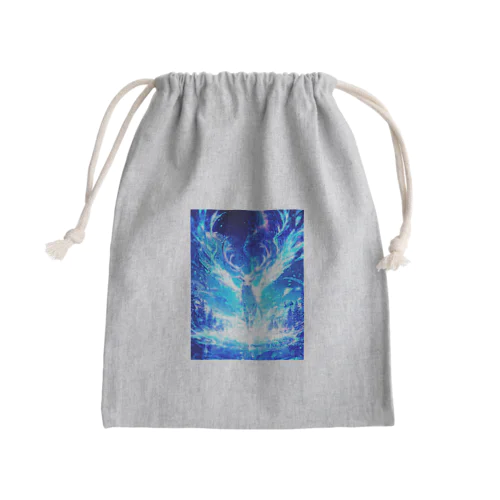 ディアホワイト Mini Drawstring Bag