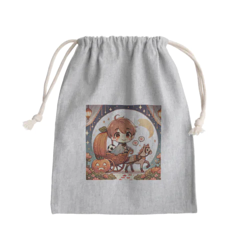 可愛い、かぼちゃの馬車、ラブリー Mini Drawstring Bag