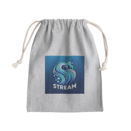 Stream Mini Drawstring Bag